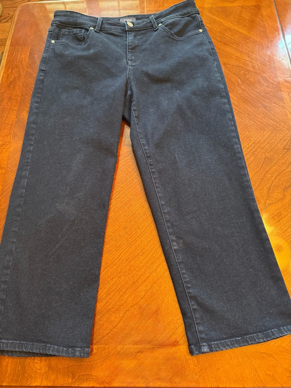 NYDJ Women’s Capri/Ankle Crop Jeans in Dark Indigo Size - 10